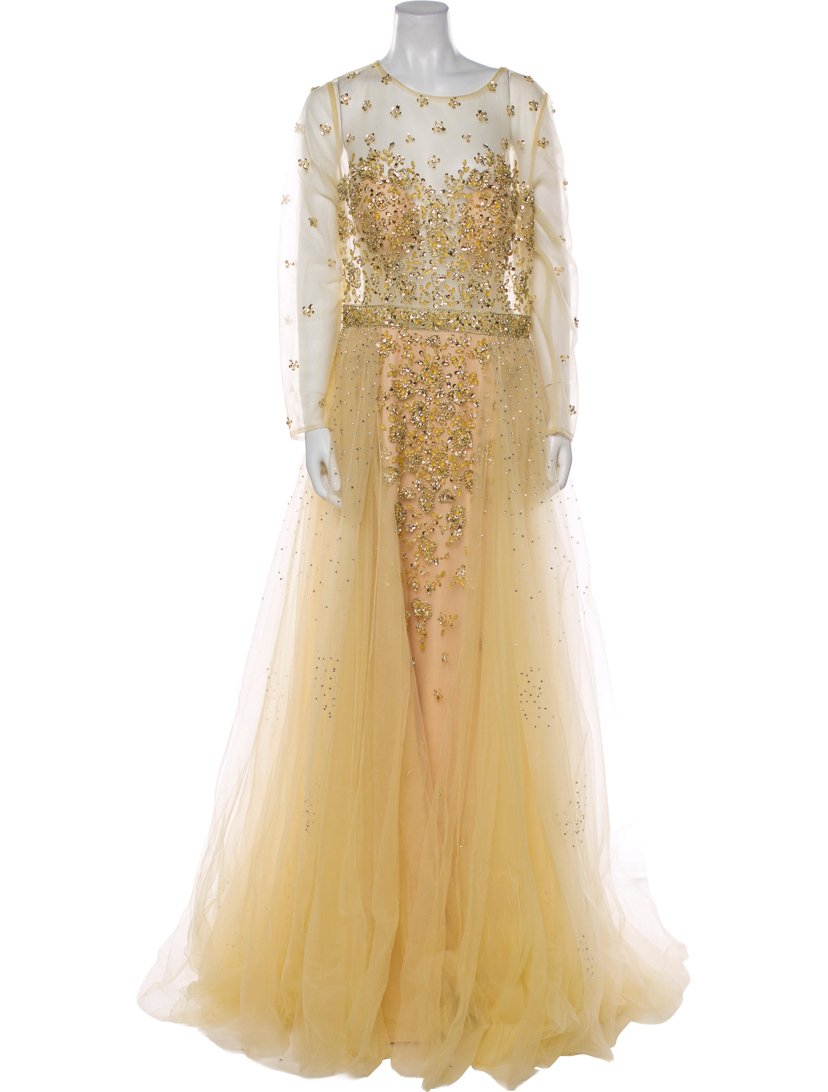 Jovani Crew Neck Long Dress