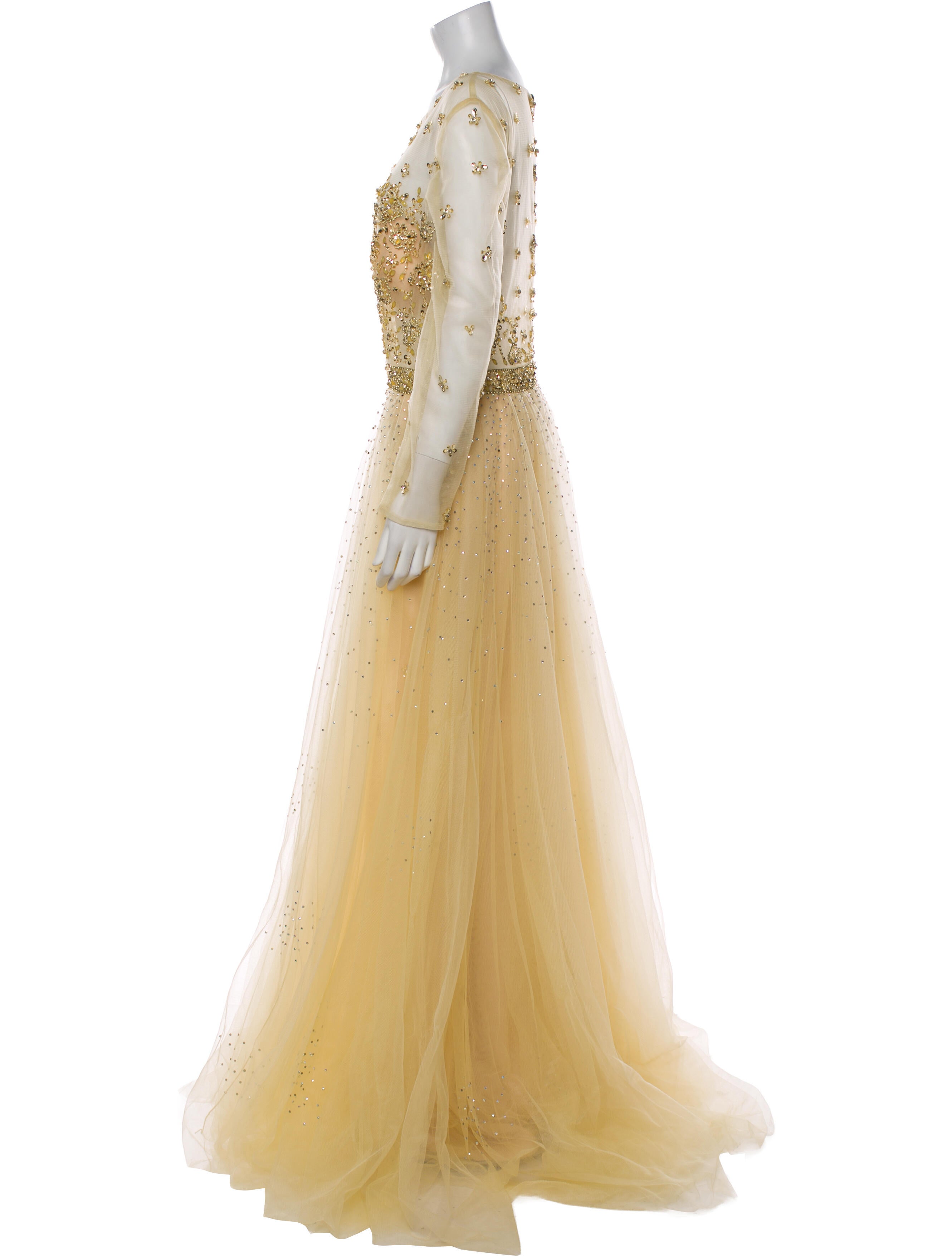 Jovani Crew Neck Long Dress