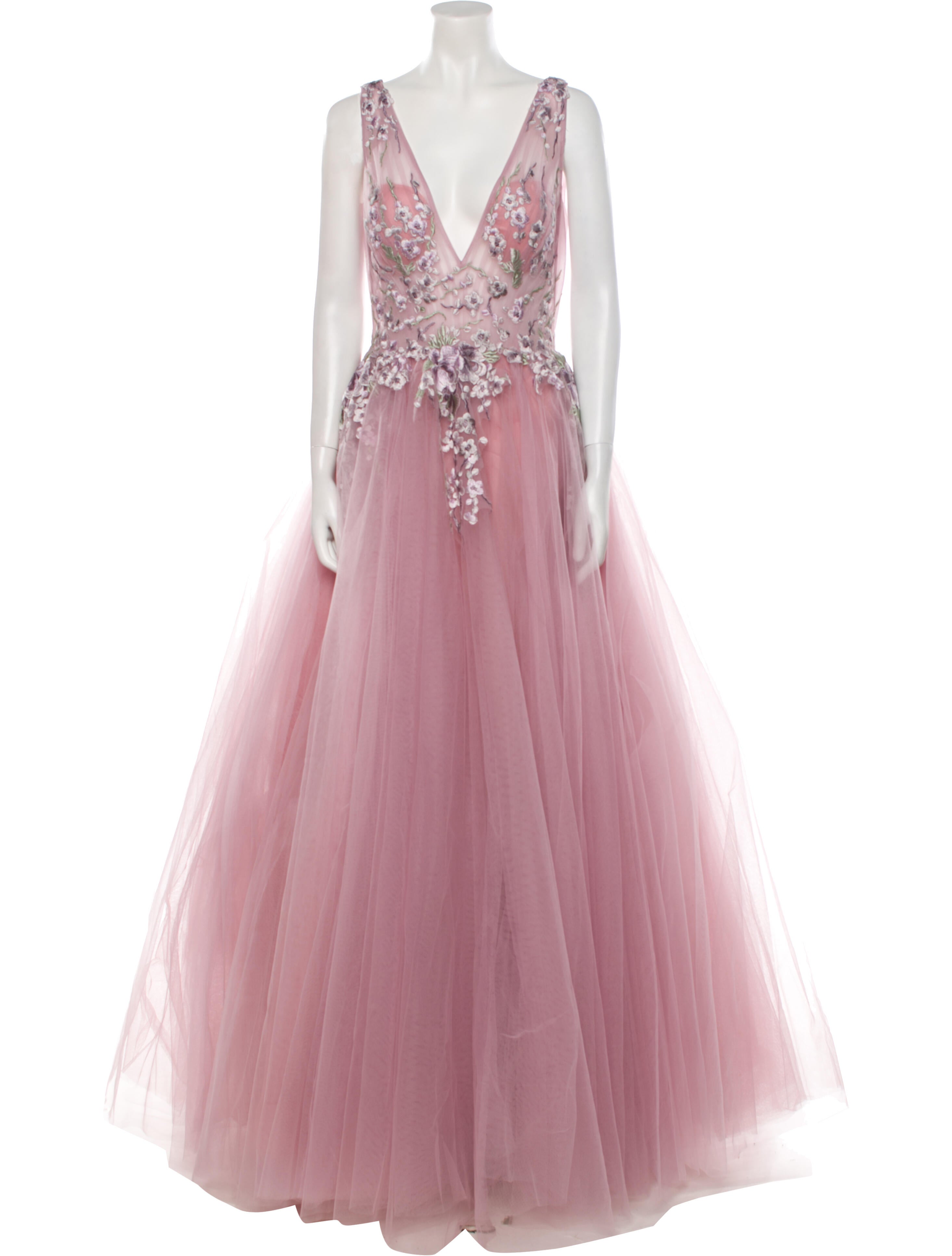 Jovani V-Neck Long Dress w/ Tags