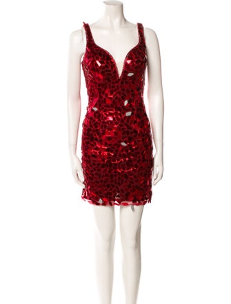Jovani Sequin Mini Dress