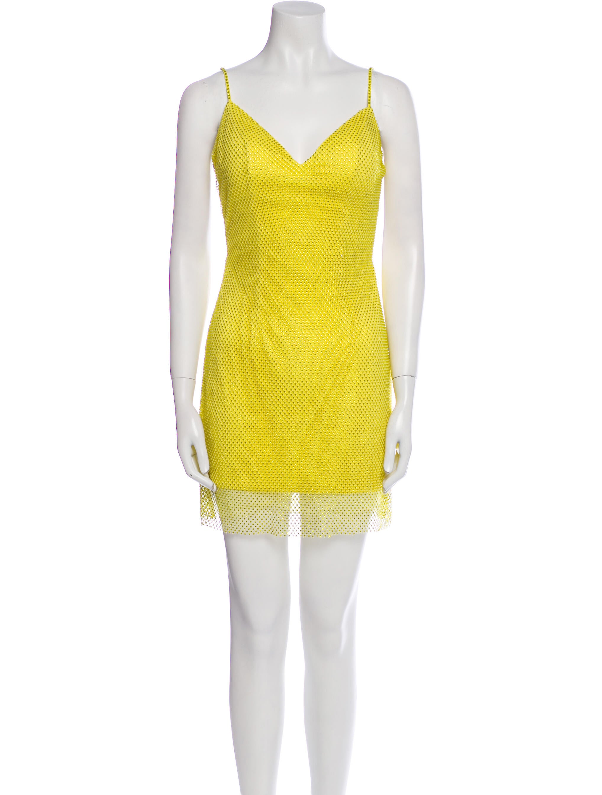 Jovani V-Neck Mini Dress