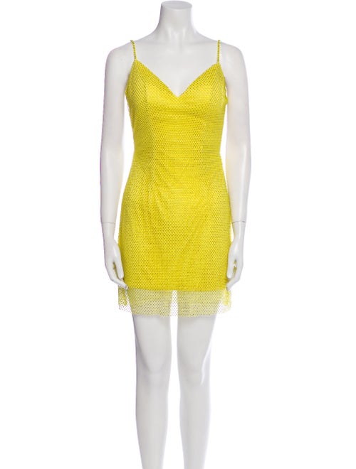 Jovani V-Neck Mini Dress