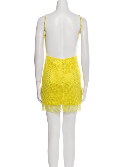 Jovani V-Neck Mini Dress