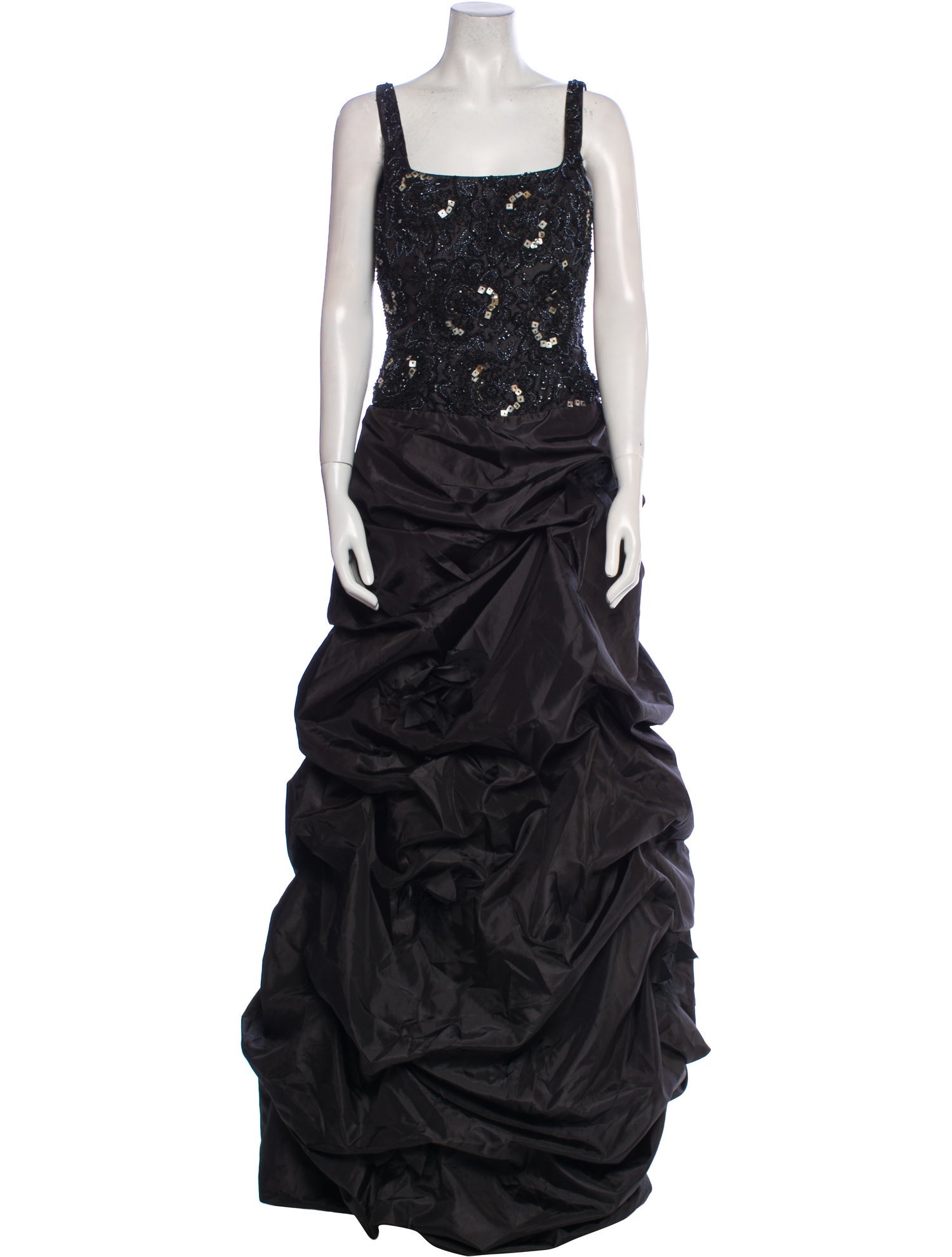 Jovani Square Neckline Long Dress