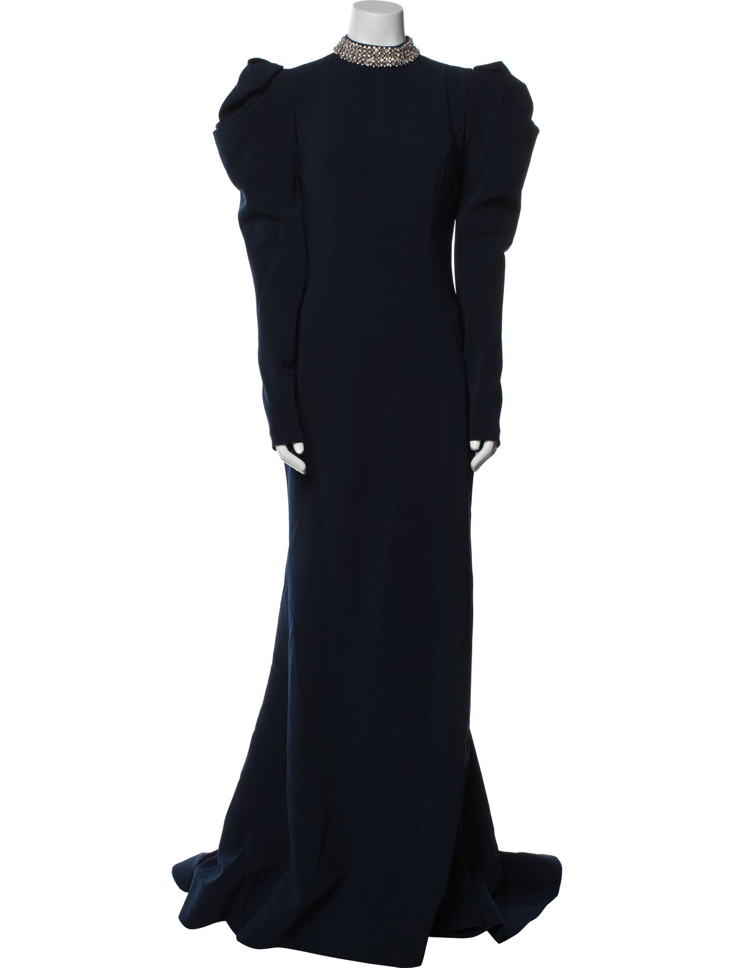 Jovani Mock Neck Long Dress