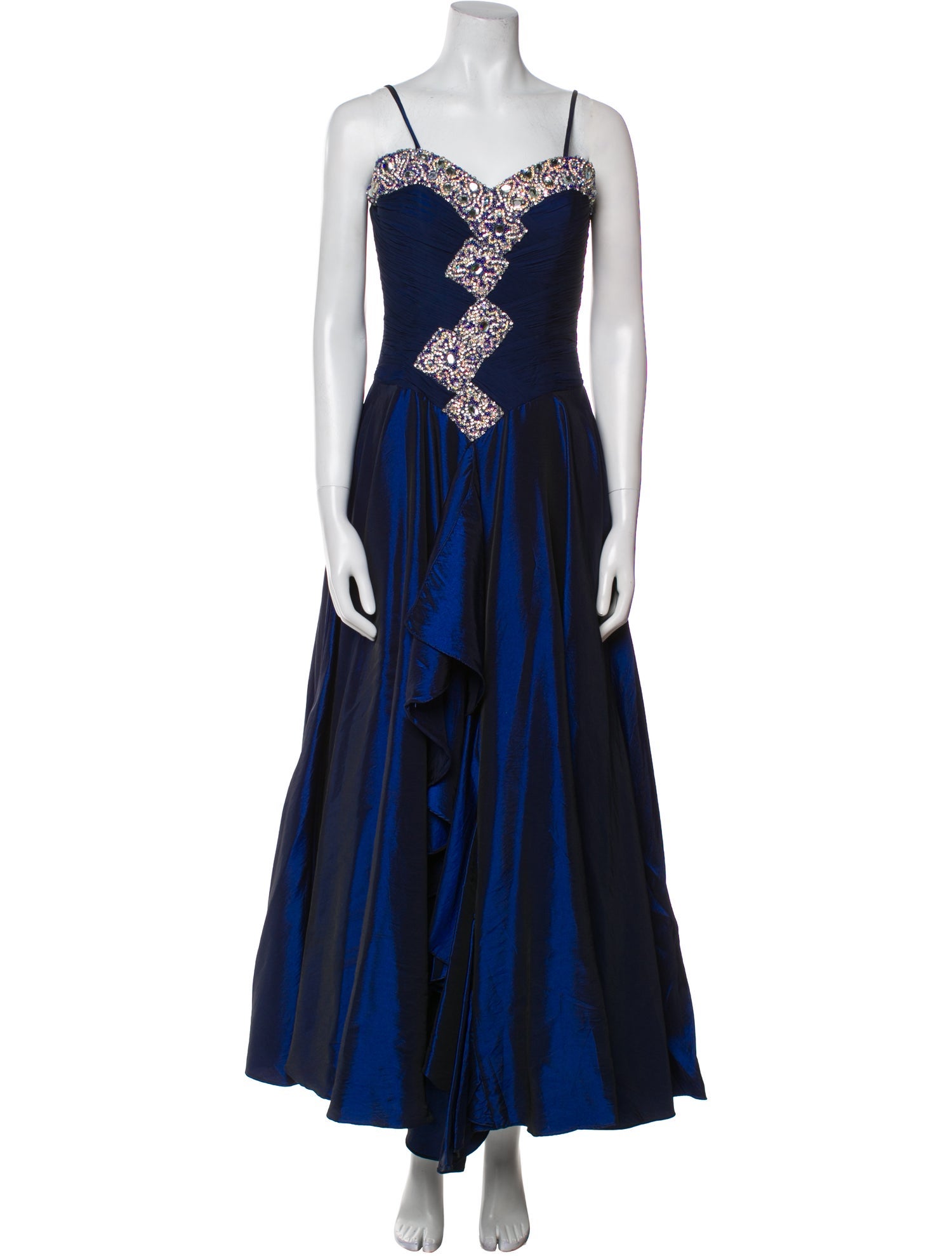 Jovani Square Neckline Long Dress