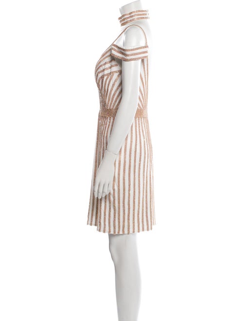 Jovani Striped Mini Dress