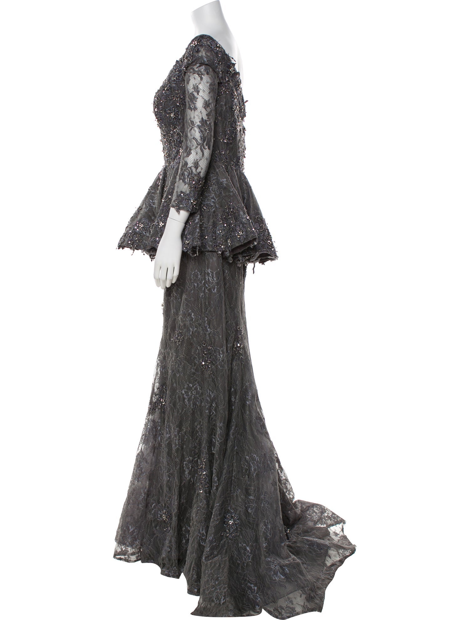 Jovani V-Neck Long Dress