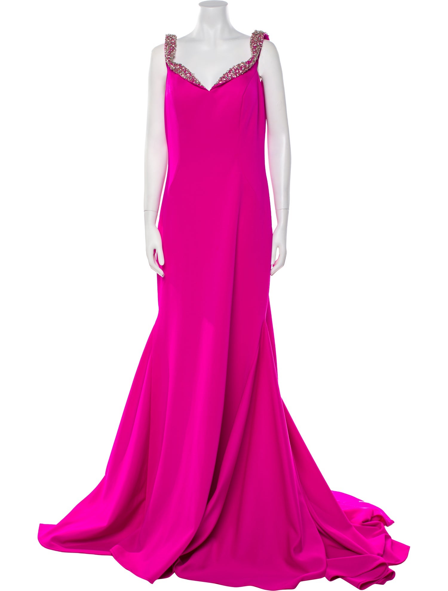 Jovani V-Neck Long Dress