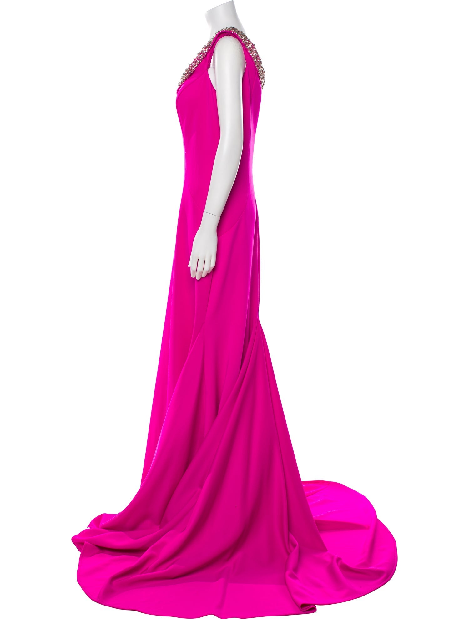 Jovani V-Neck Long Dress