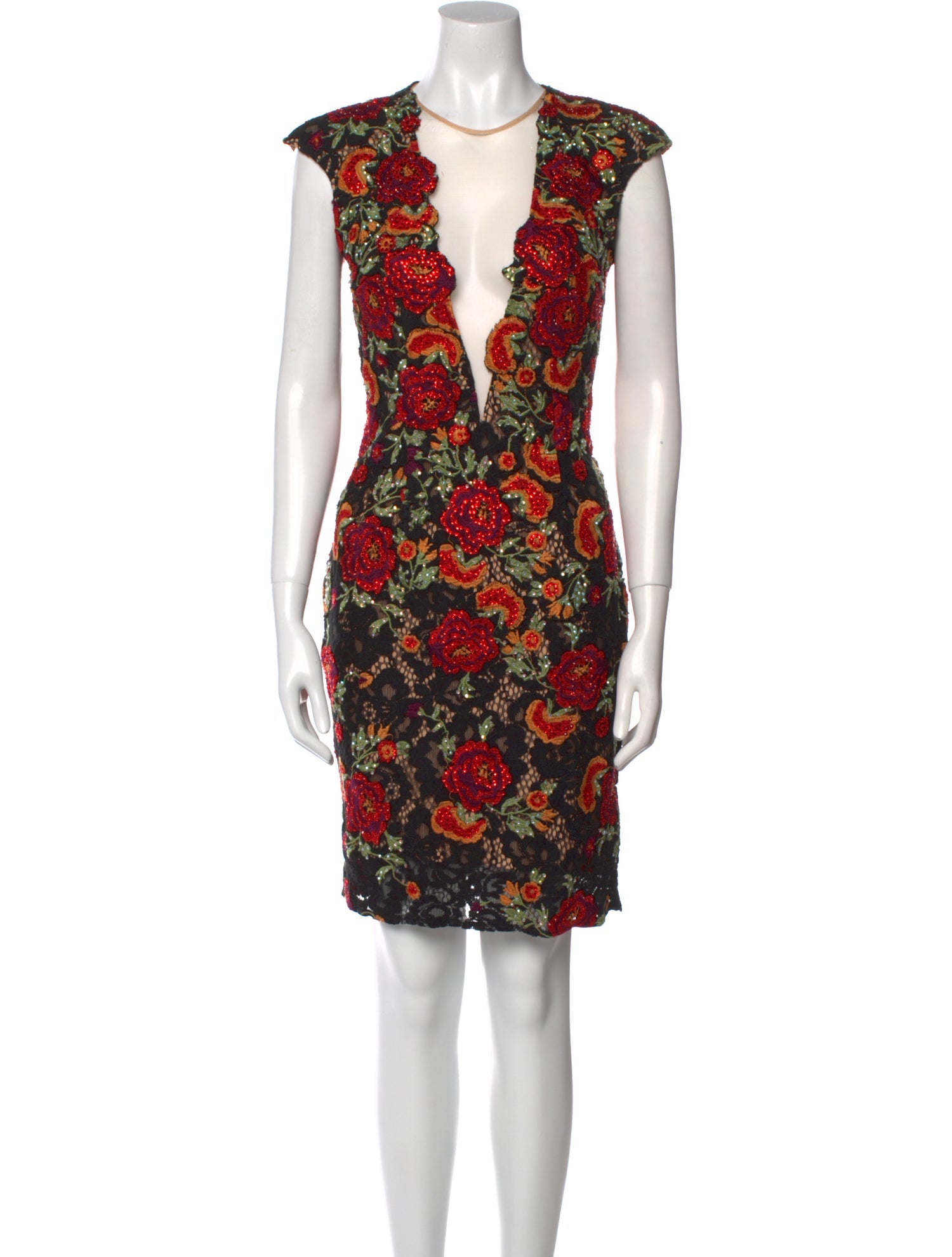Jovani Floral Print Mini Dress w/ Tags