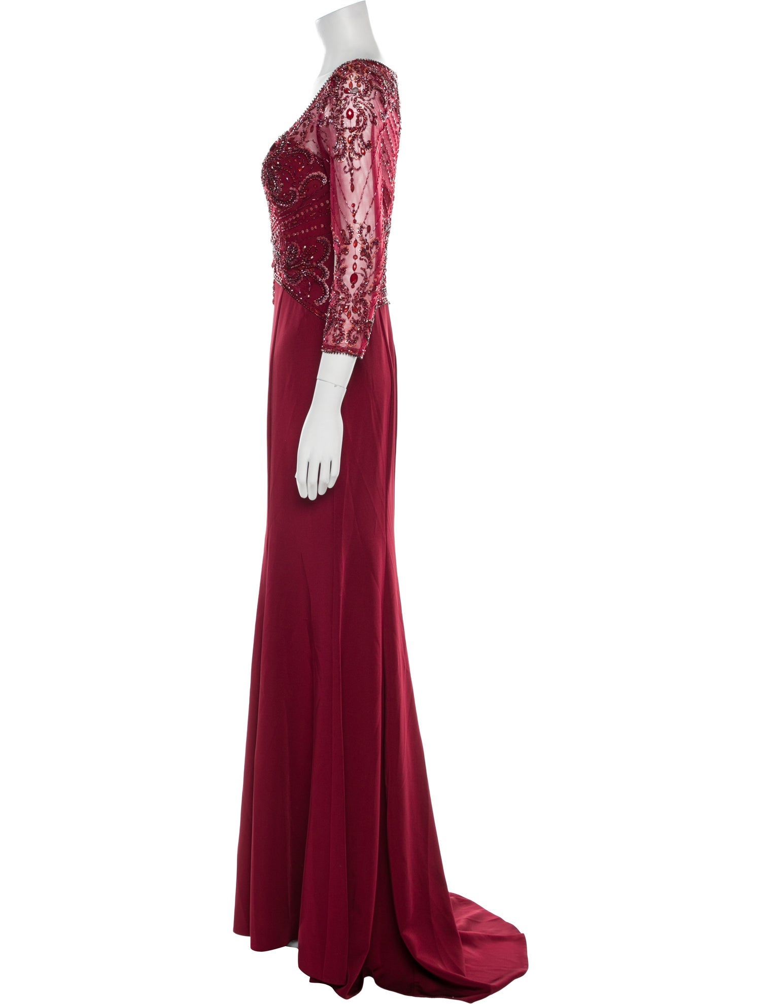 Jovani Silk Long Dress