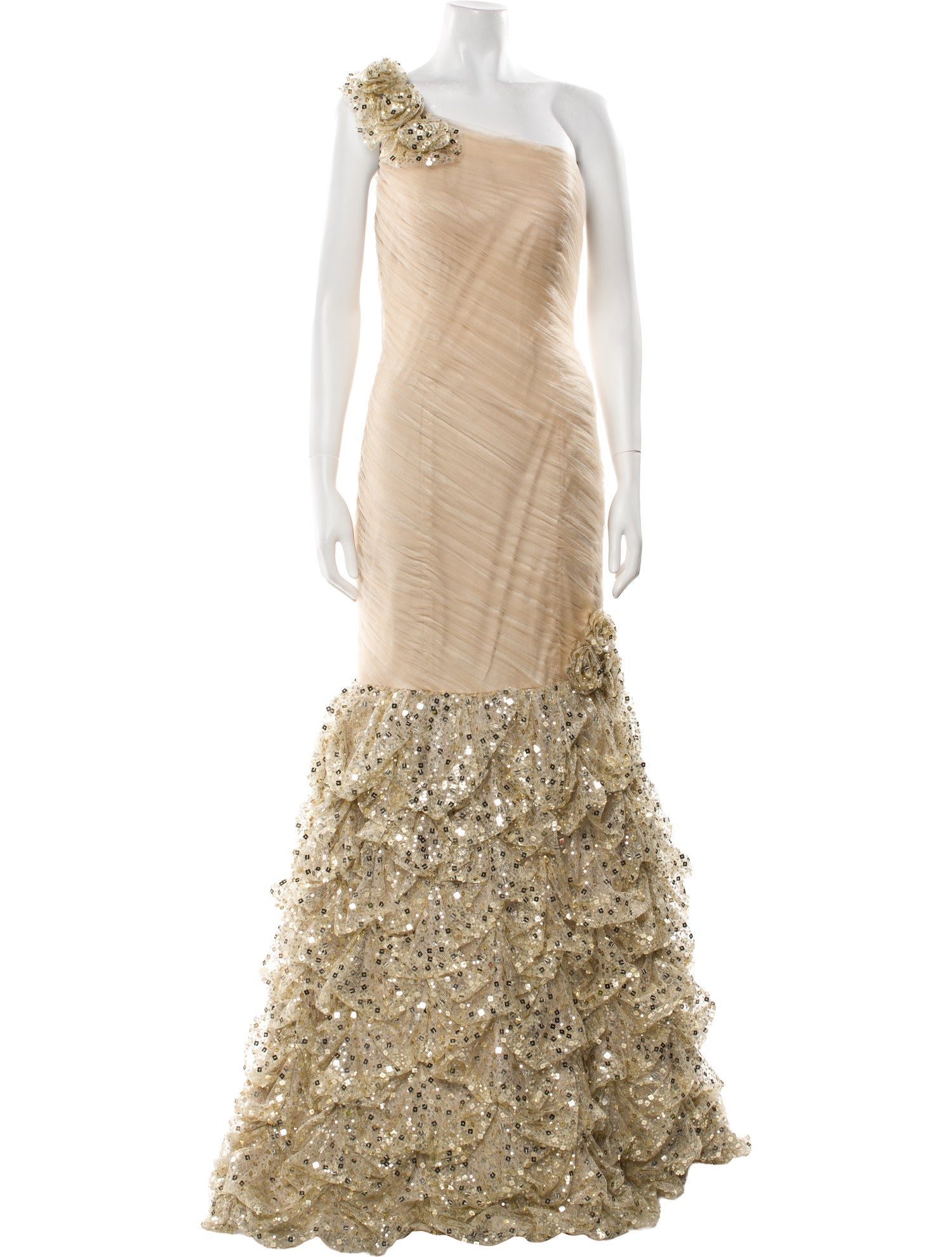 Jovani One-Shoulder Long Dress w/ Tags