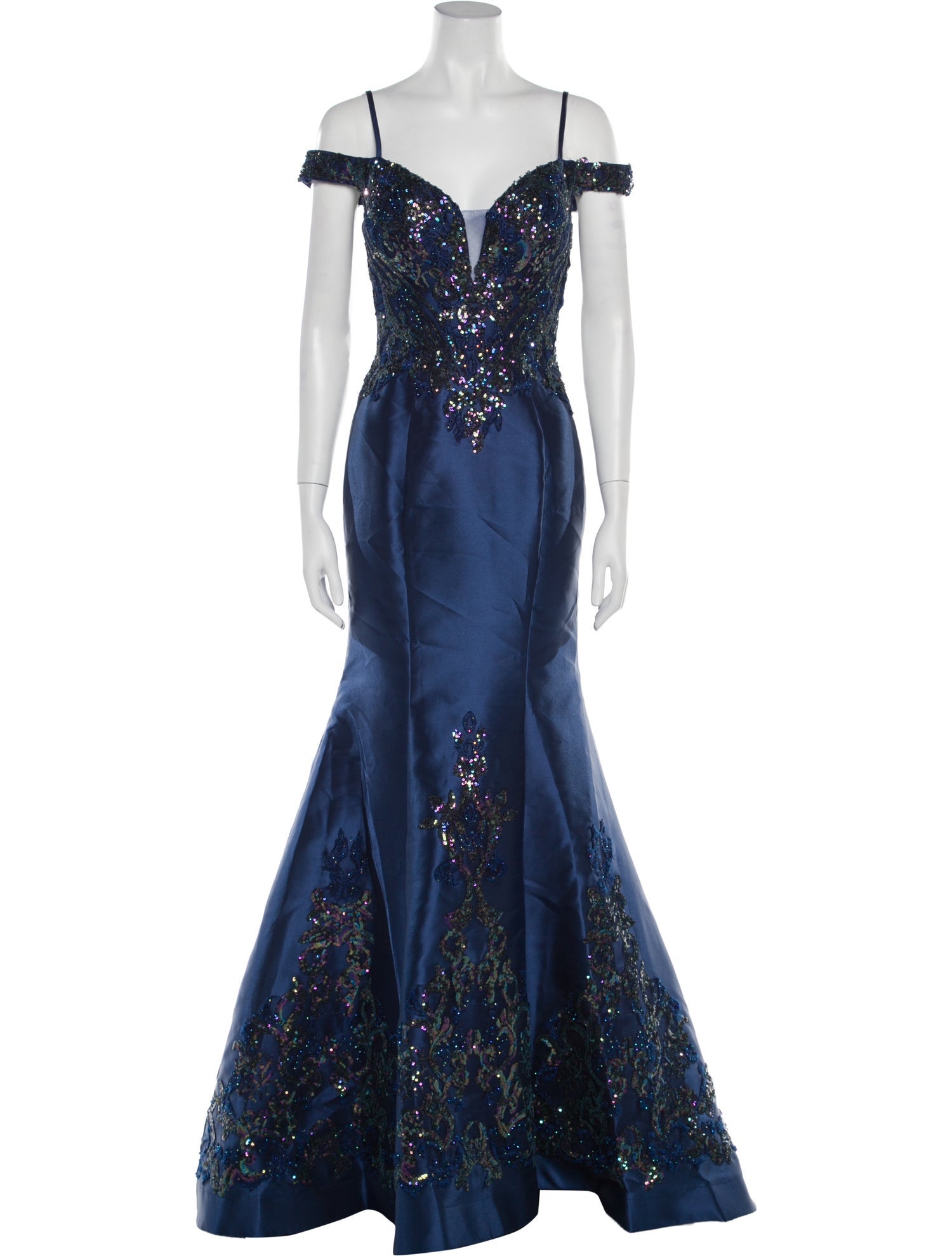 Jovani Off-The-Shoulder Mini Dress