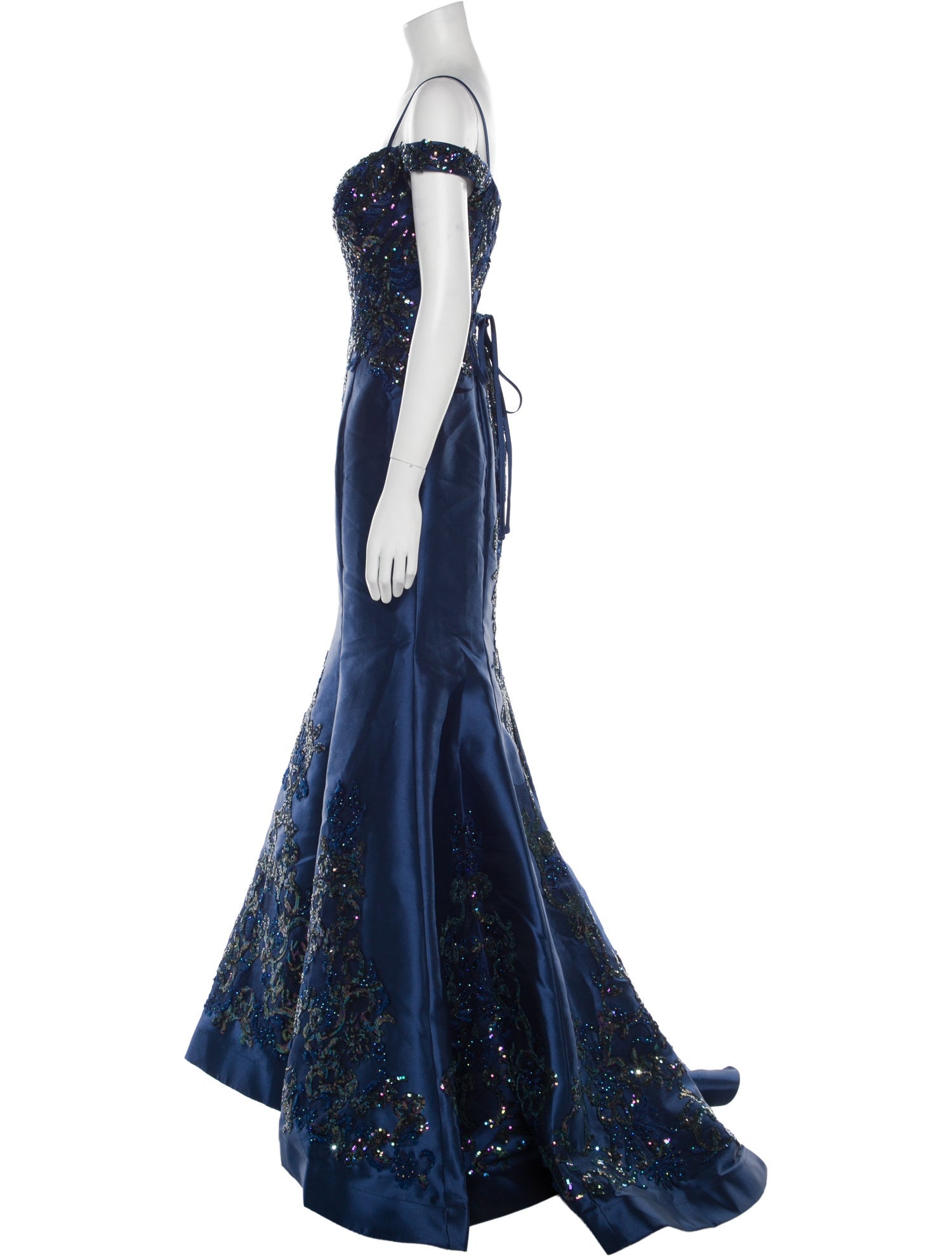 Jovani Off-The-Shoulder Mini Dress