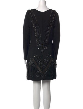 Jovani V-Neck Mini Dress