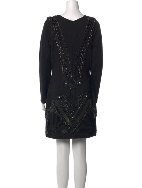 Jovani V-Neck Mini Dress