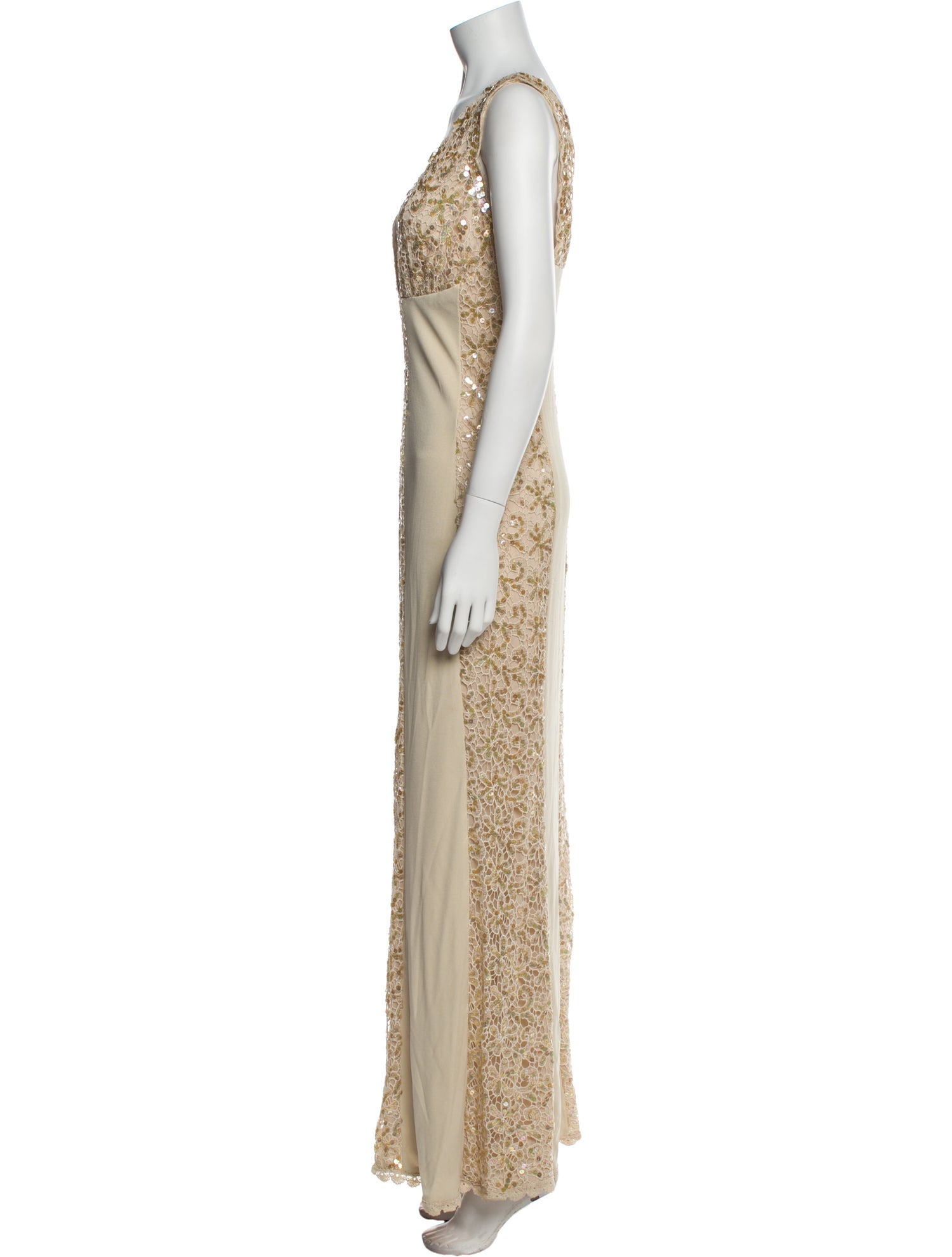 Jovani V-Neck Long Dress