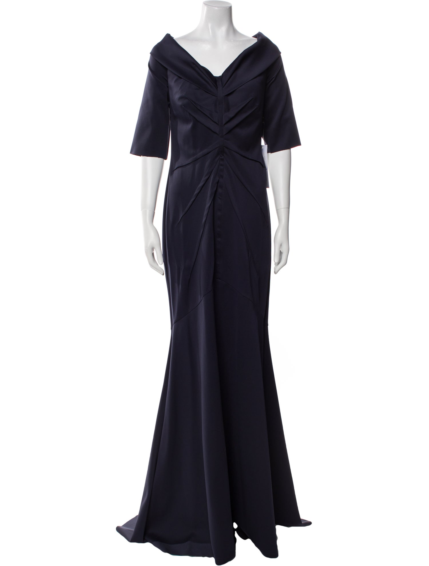 Jovani V-Neck Long Dress