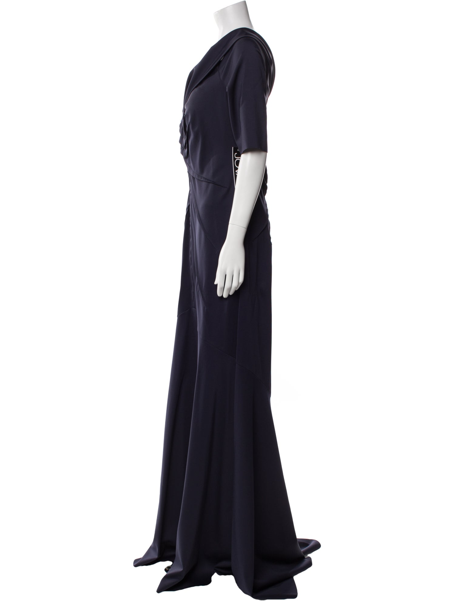 Jovani V-Neck Long Dress