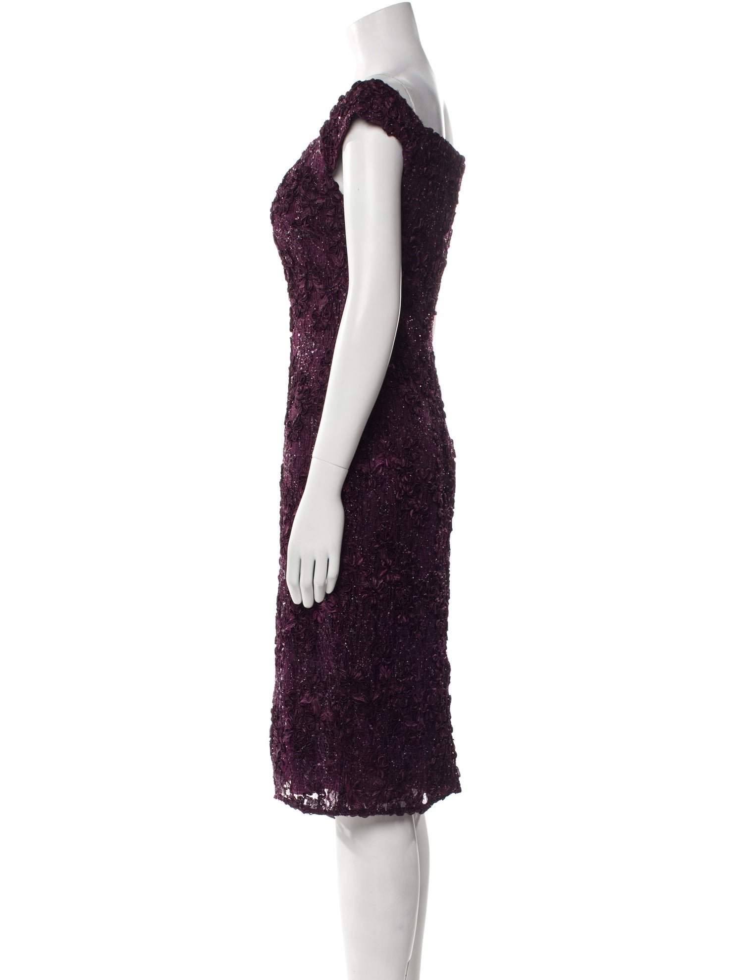 Jovani Off-The-Shoulder Mini Dress w/ Tags