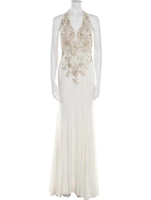 JVN by Jovani Halterneck Long Dress