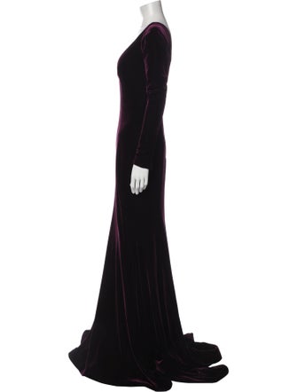 Jovani V-Neck Long Dress