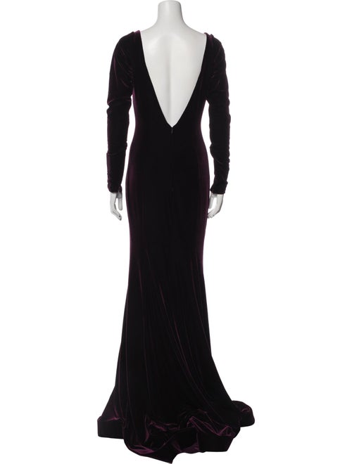 Jovani V-Neck Long Dress