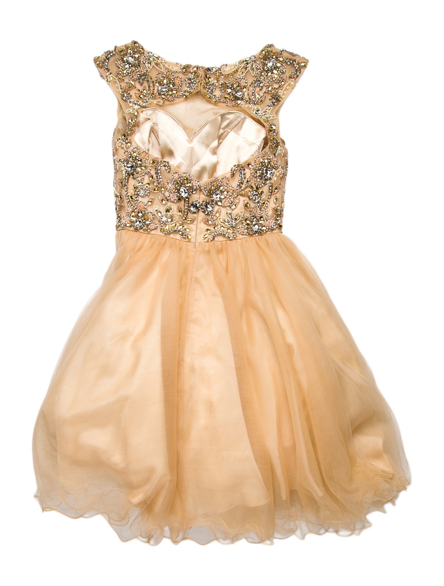 Jovani Mesh Mini Dress