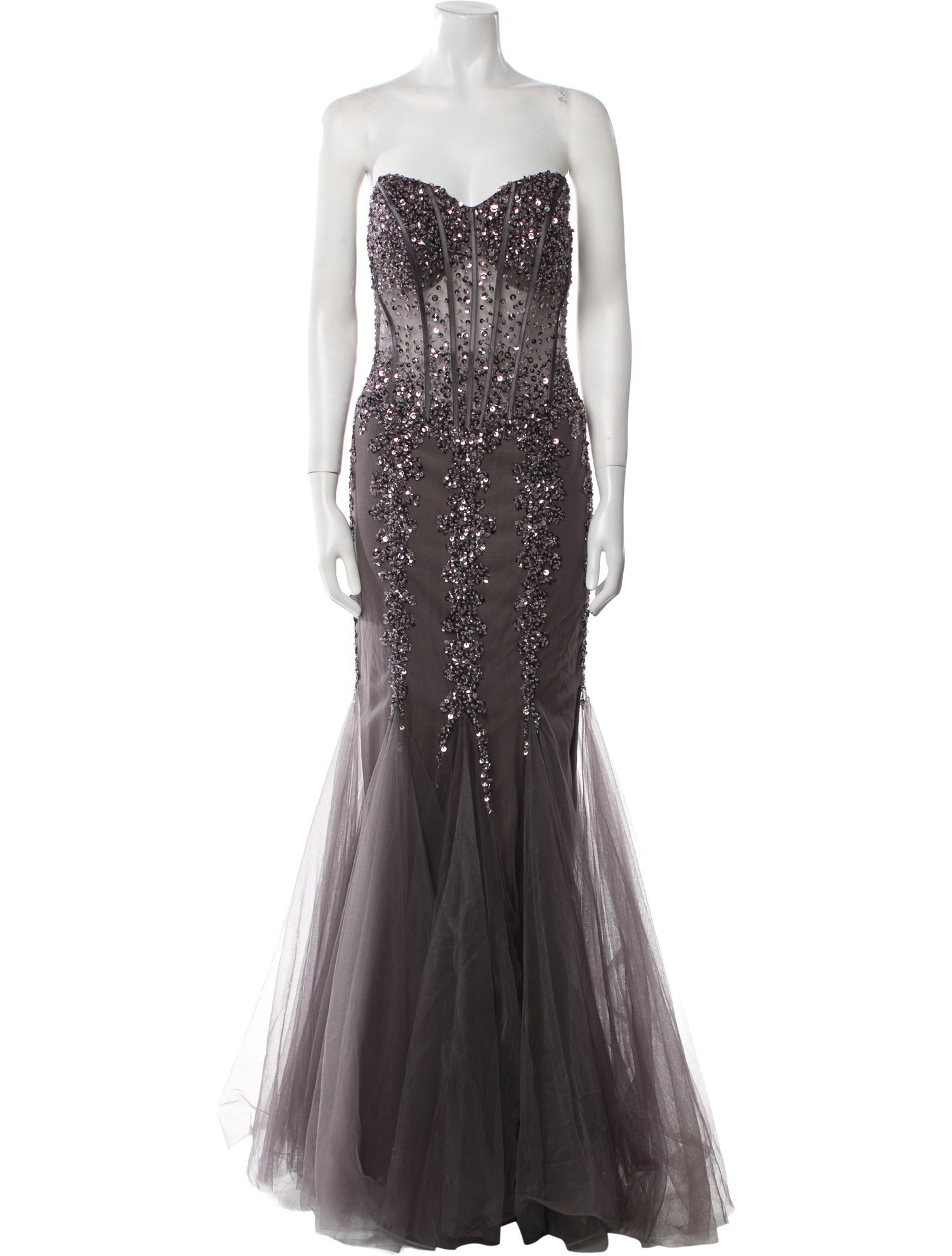 Jovani Strapless Long Dress