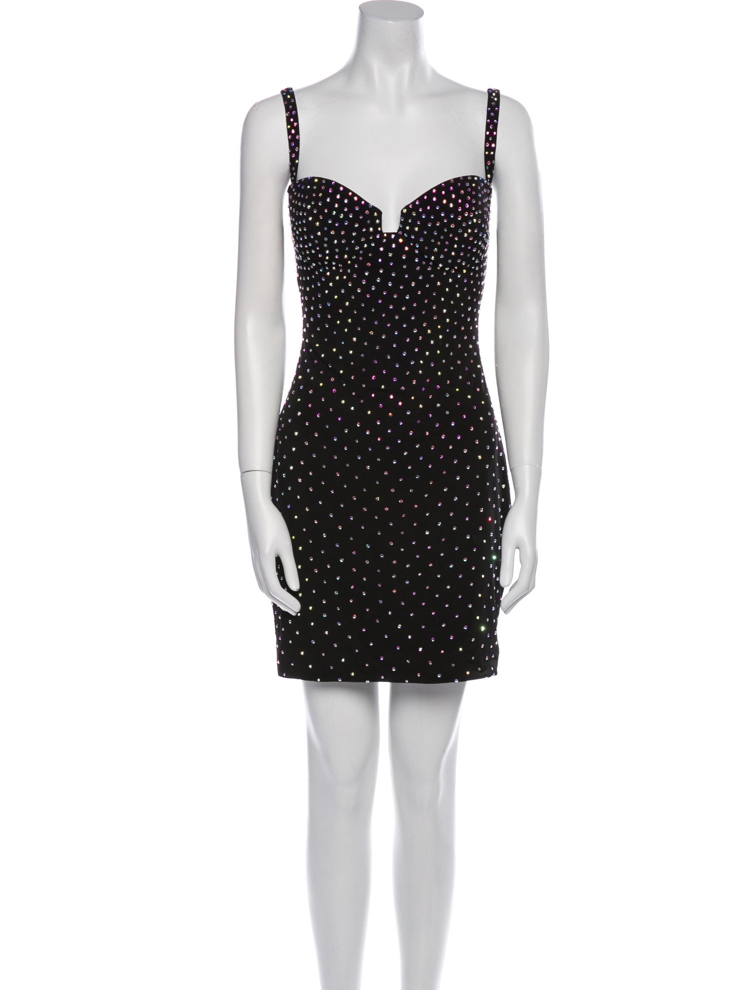 Jovani Polka Dot Print Mini Dress