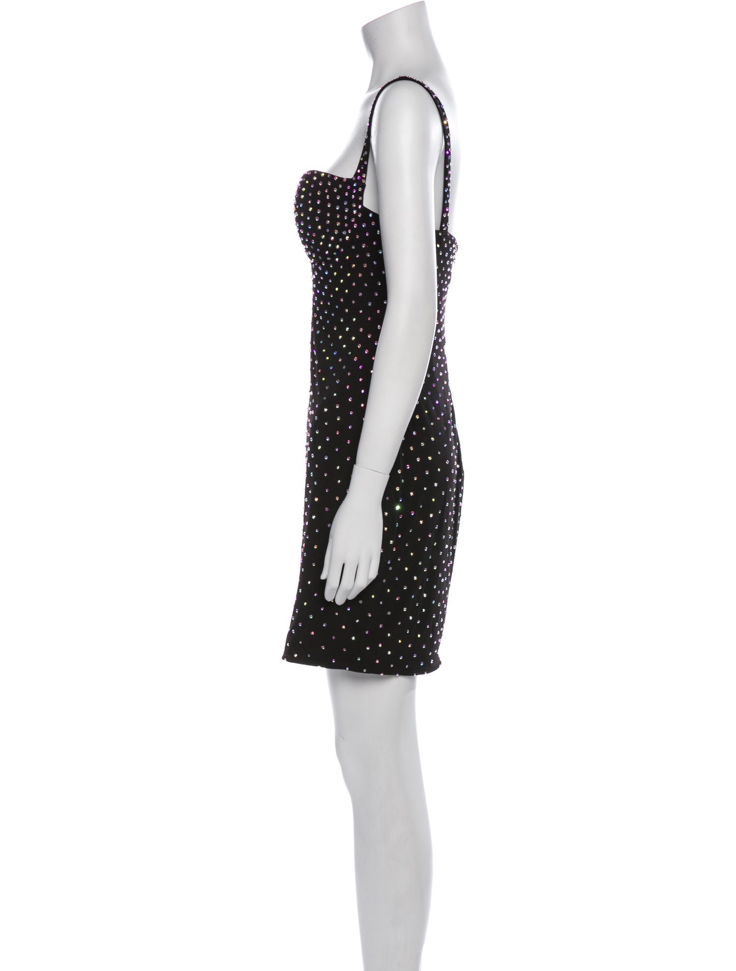 Jovani Polka Dot Print Mini Dress