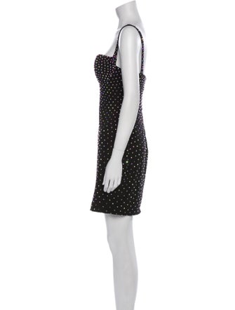 Jovani Polka Dot Print Mini Dress