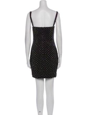 Jovani Polka Dot Print Mini Dress