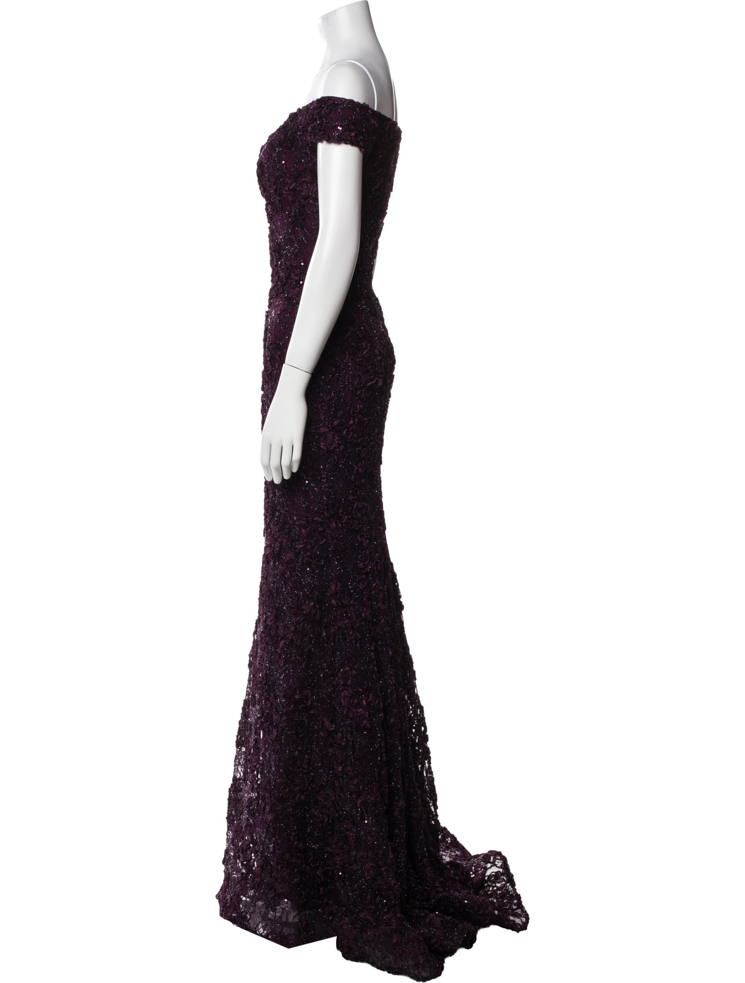 Jovani Off-The-Shoulder Long Dress