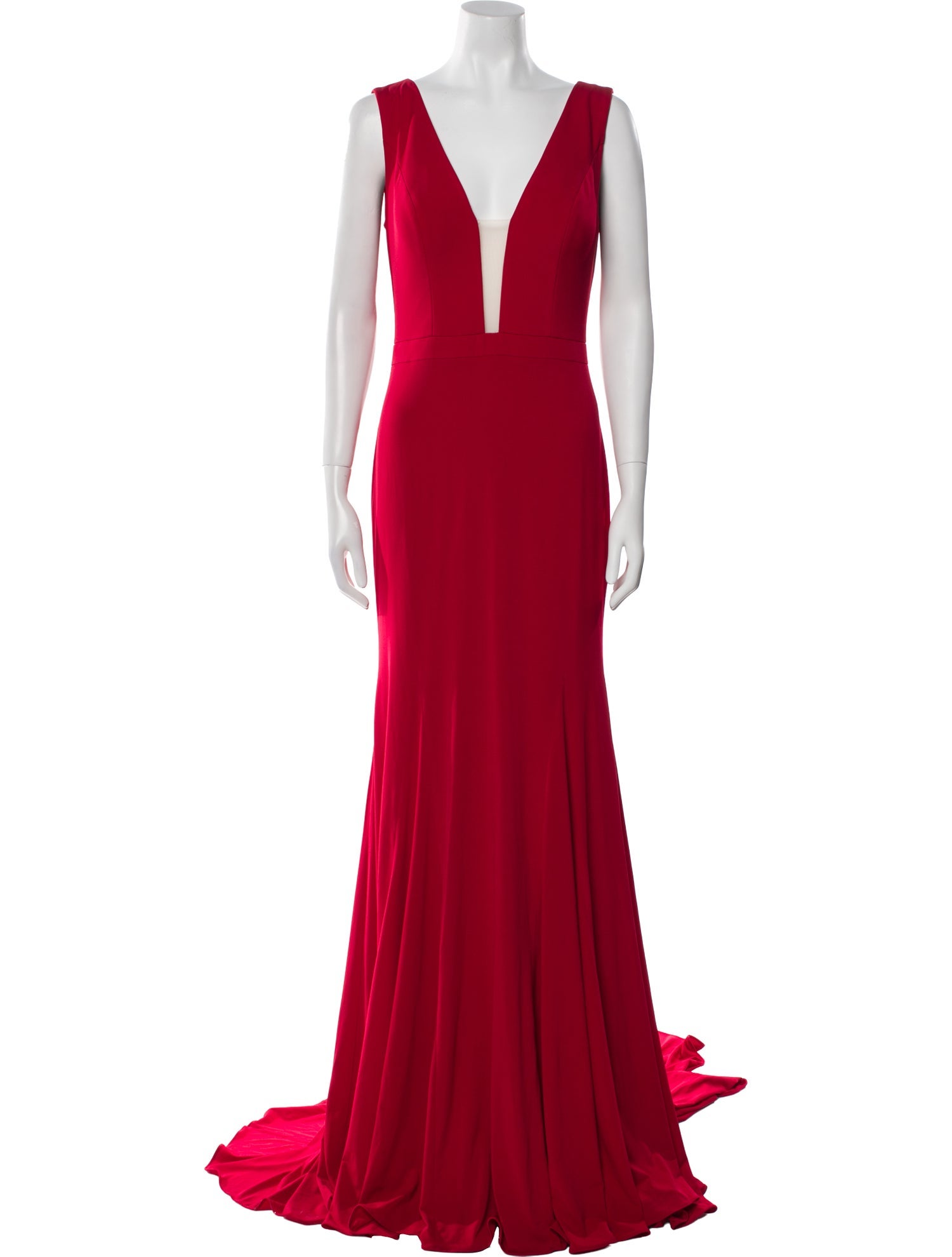 Jovani V-Neck Long Dress