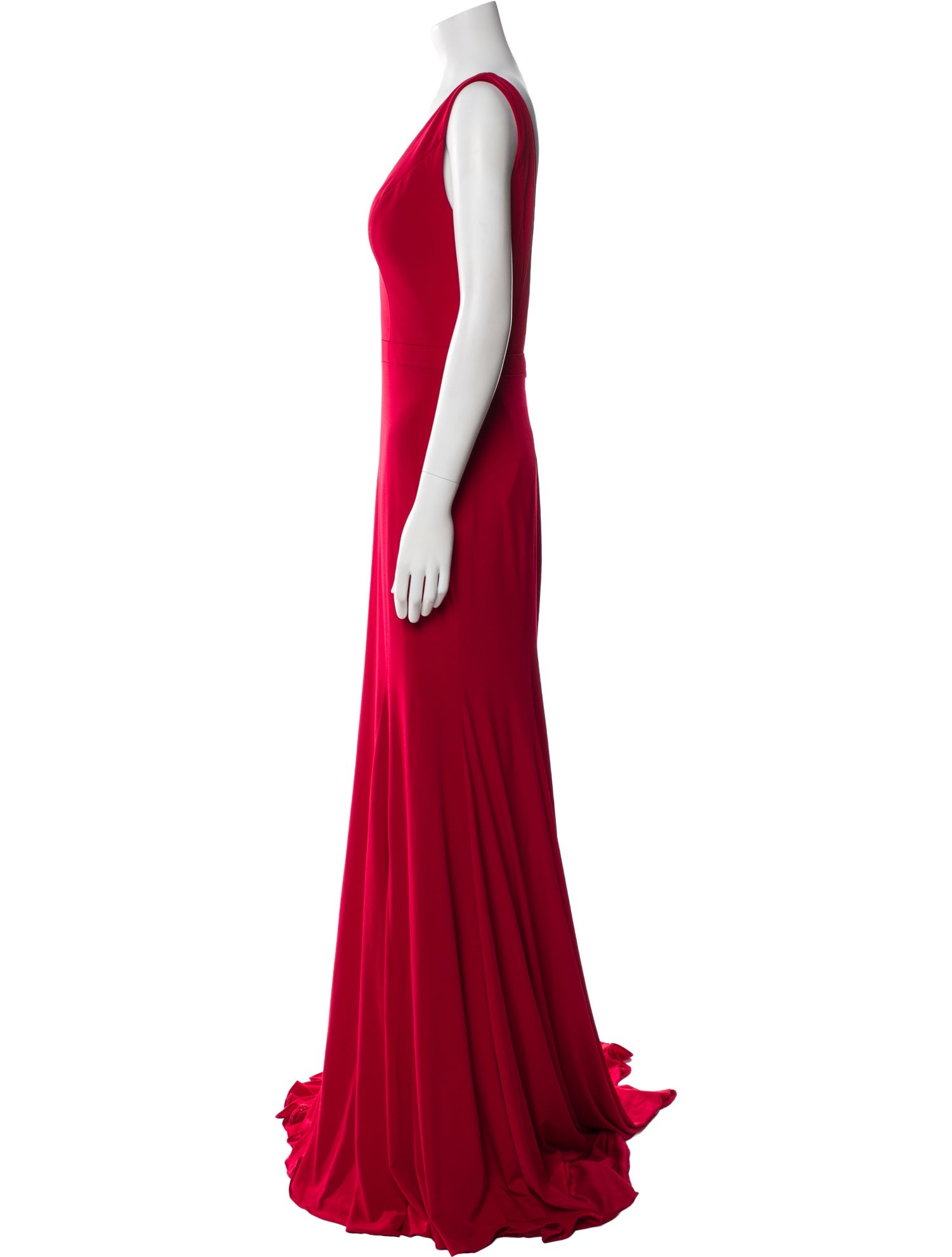 Jovani V-Neck Long Dress