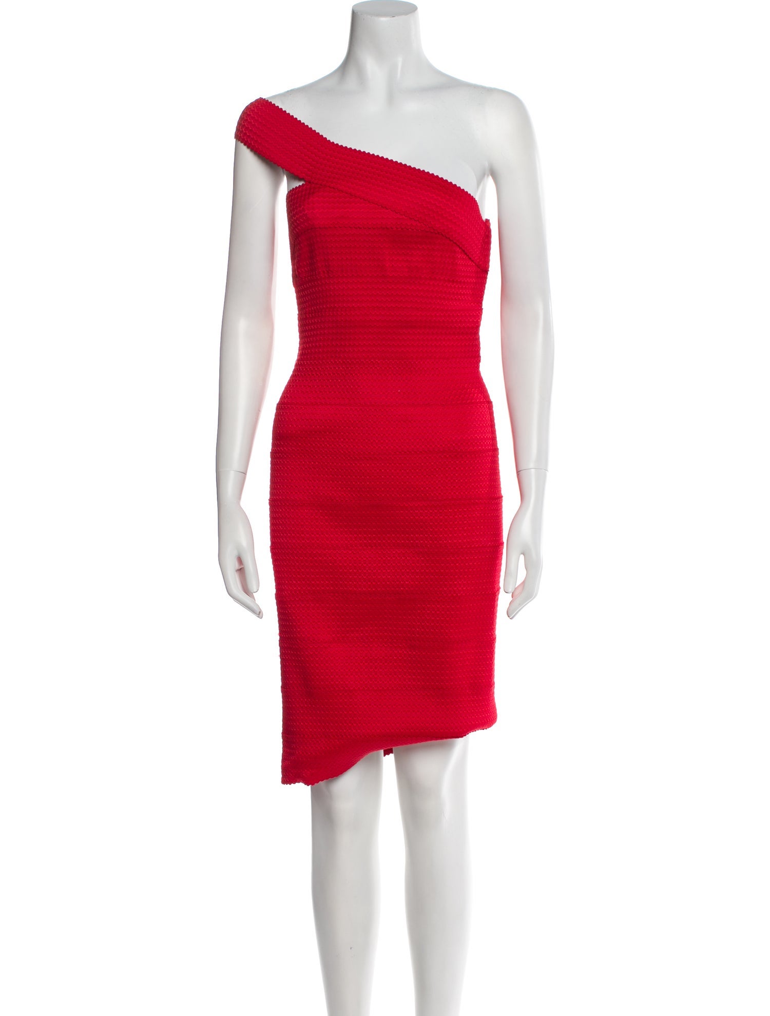 Jovani One-Shoulder Knee-Length Dress