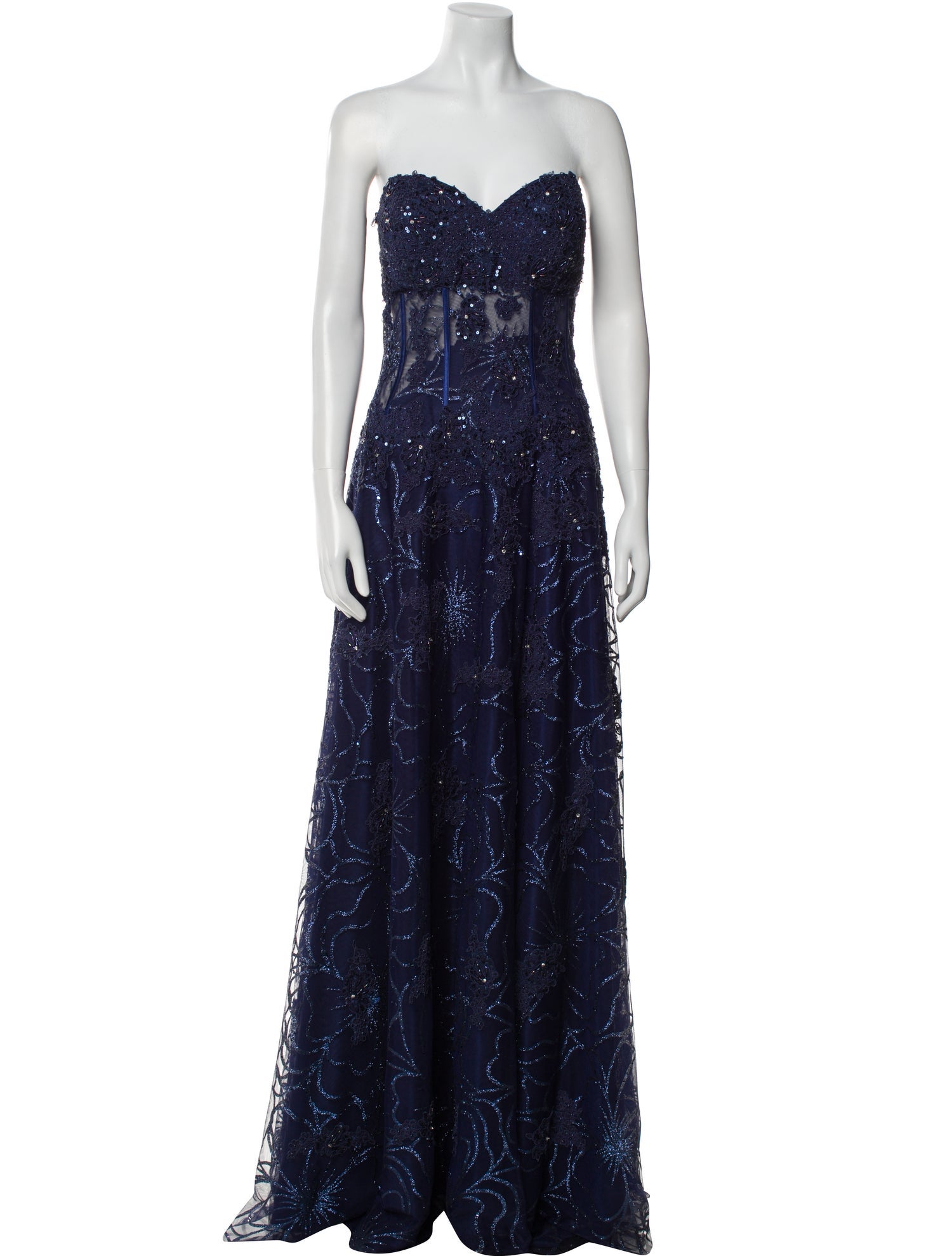 Jovani Strapless Long Dress w/ Tags