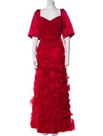 Jovani Square Neckline Long Dress