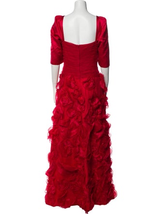 Jovani Square Neckline Long Dress