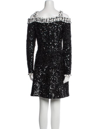 Jovani Square Neckline Mini Dress