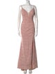 Jovani V-Neck Long Dress