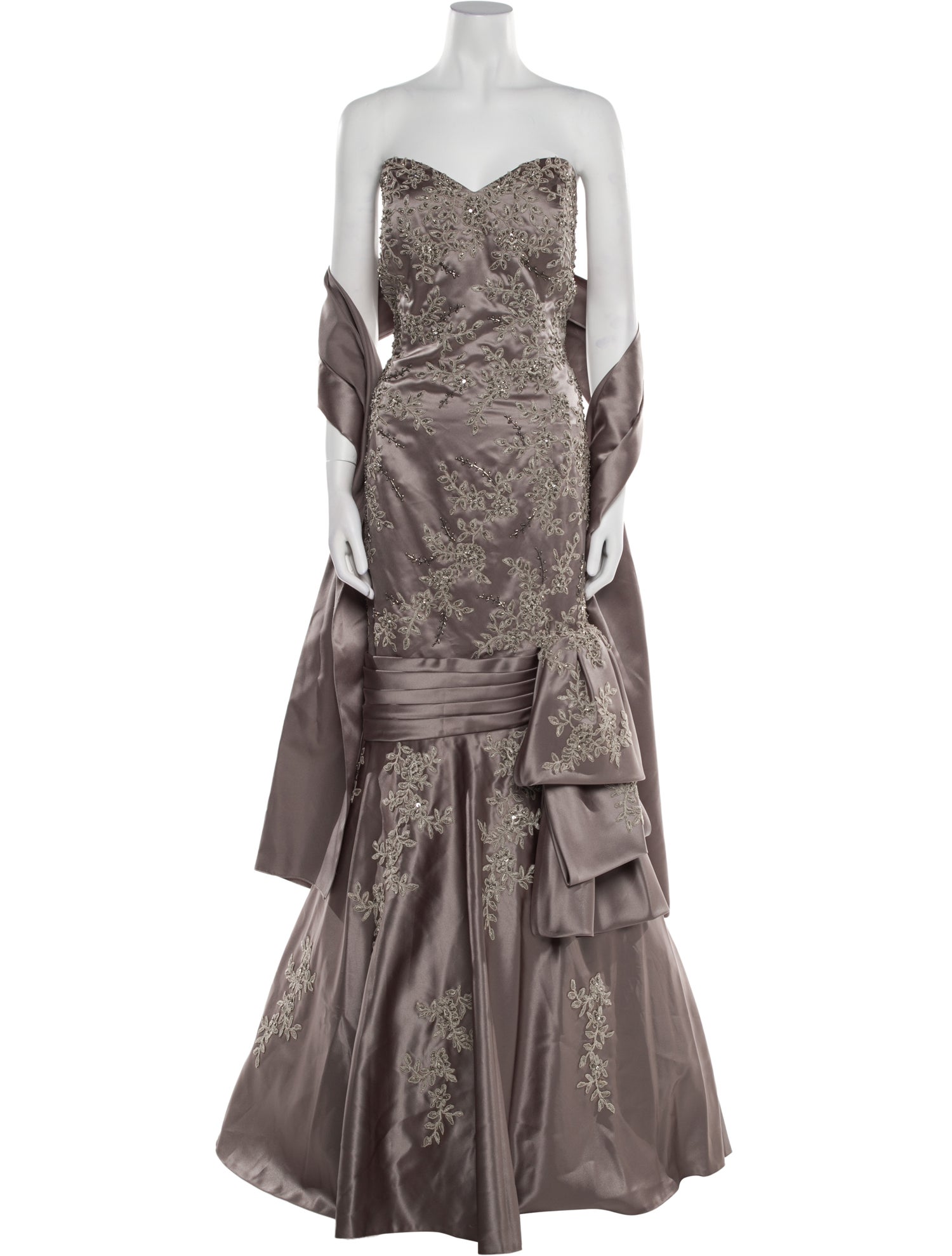 Jovani Graphic Print Long Dress w/ Tags