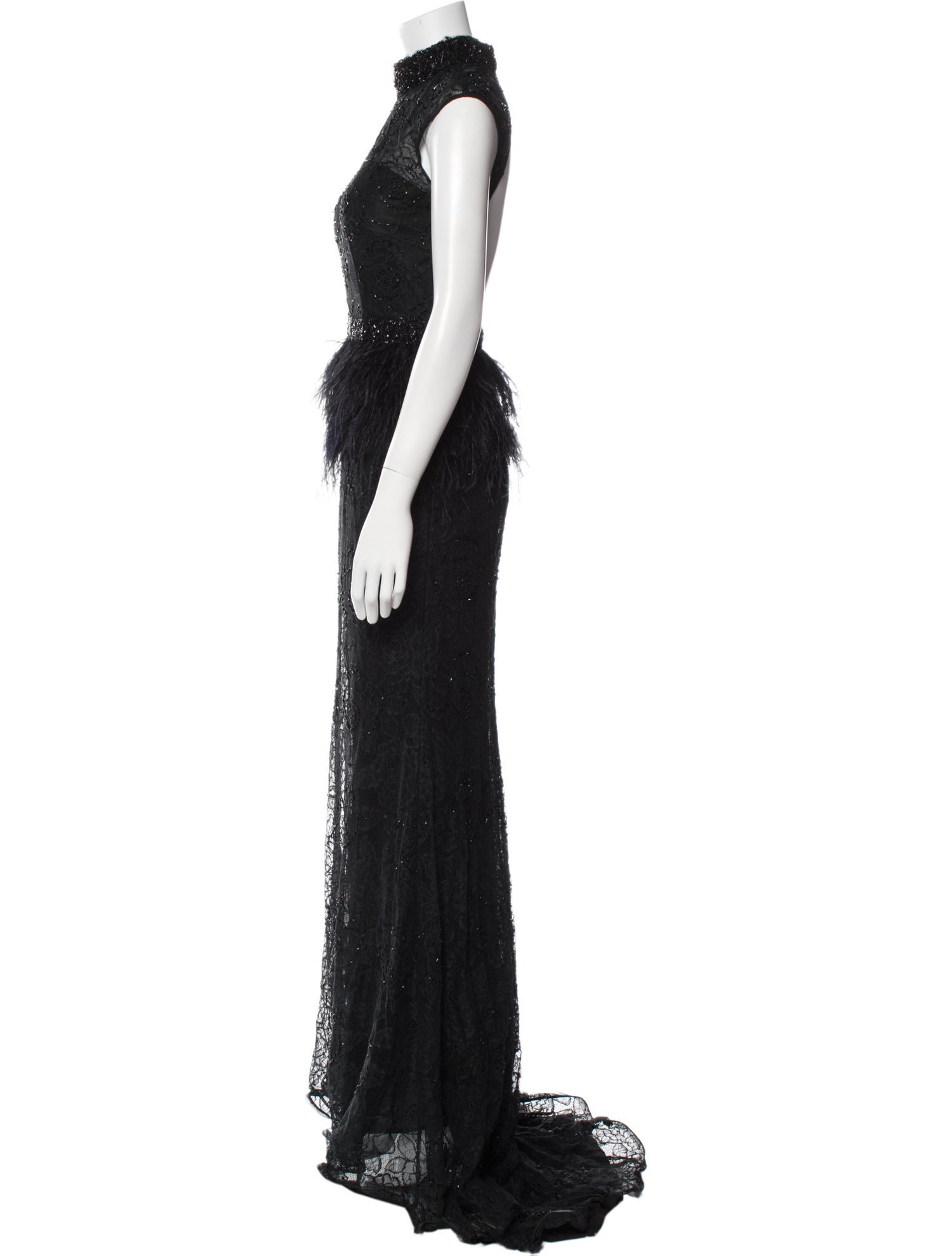 Jovani Lace Pattern Long Dress