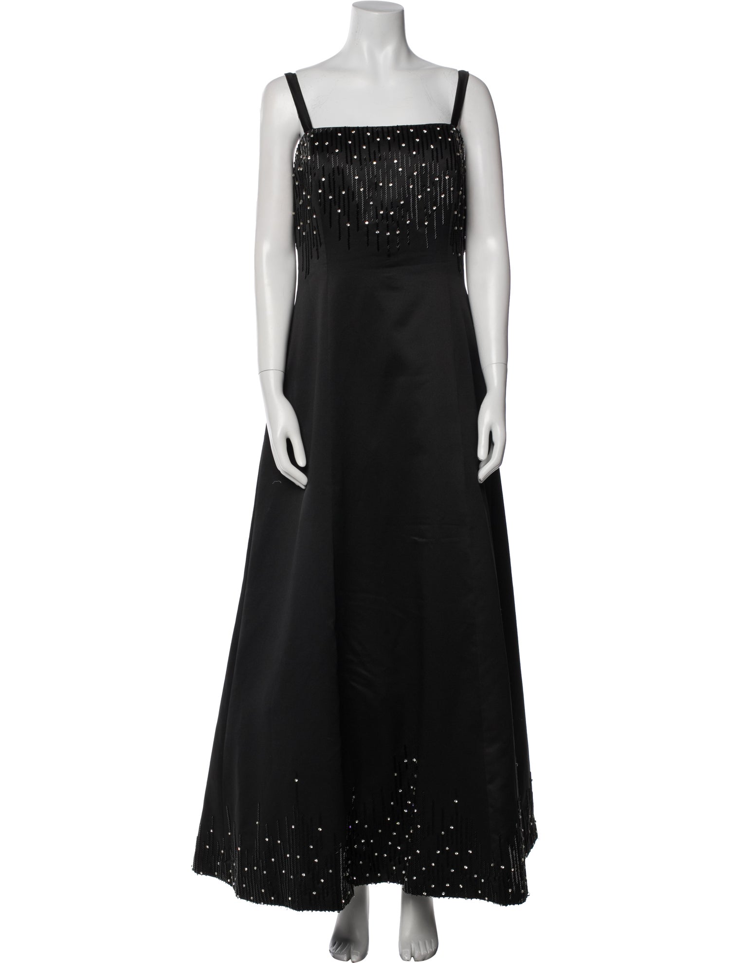 Jovani Square Neckline Long Dress