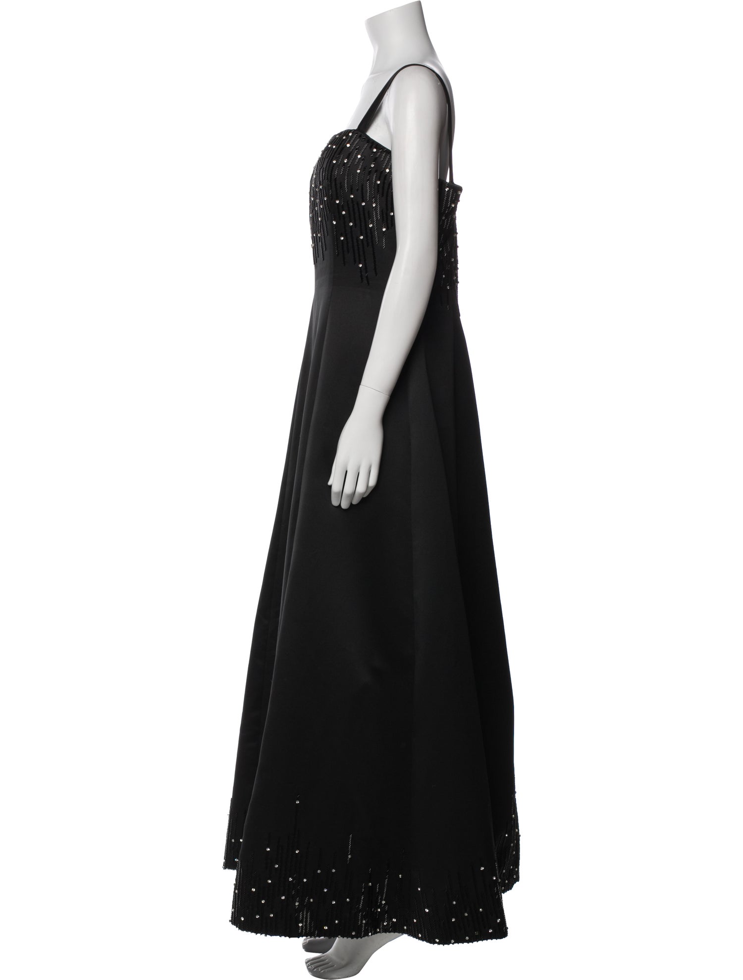 Jovani Square Neckline Long Dress