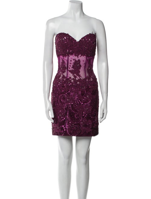 Jovani Strapless Mini Dress