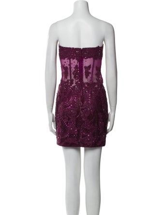 Jovani Strapless Mini Dress