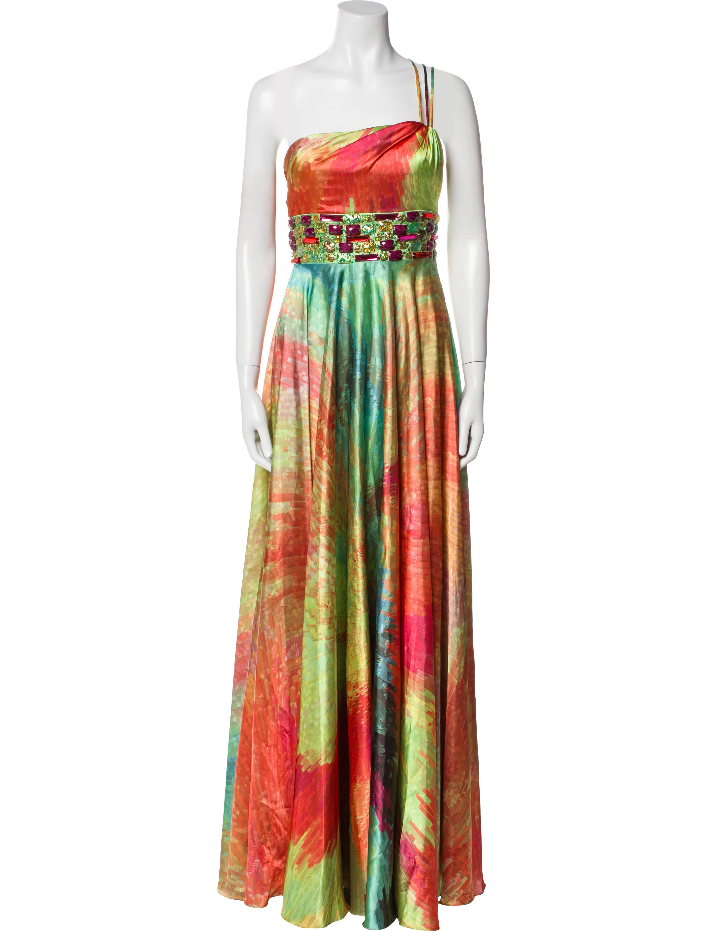Jovani Printed Long Dress w/ Tags